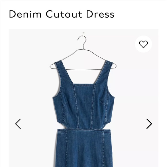 Madewell denim cutout dress - Picture 5 of 6